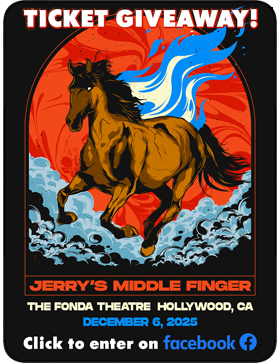 TICKET GIVEAWAY! Jerry’s Middle Finger jam out at The Fonda Theatre on Saturday, December 6, 2025