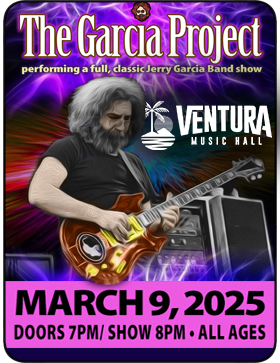 Live Jerry Garcia Band Set Lists with The Garcia Project at Ventura Music Hall, Ventura, CA on March 9, 2025